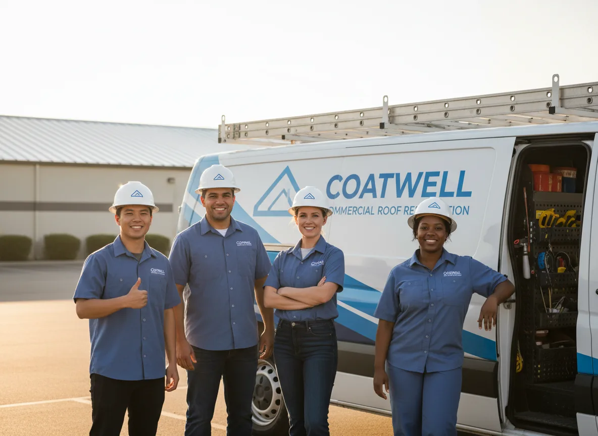 Commercial roof coating company in North Garden, VA